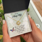 Unbreakable Bond Love Knot Necklace: A Tribute to the Strength of Army Wives Jewelry/LoveKnot ShineOn Fulfillment 18K Yellow Gold Finish Standard Box 