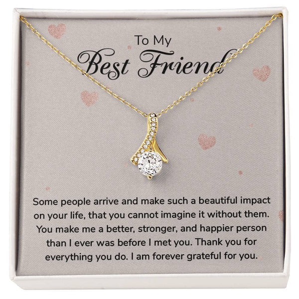 Unbreakable Bond Necklace – A Symbol of Eternal Friendship with Sentimental Message Card Jewelry/AlluringBeauty ShineOn Fulfillment 