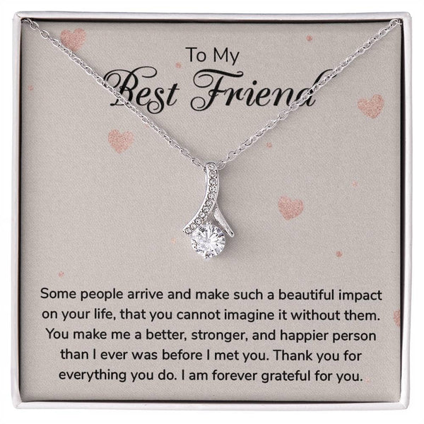 Unbreakable Bond Necklace – A Symbol of Eternal Friendship with Sentimental Message Card Jewelry/AlluringBeauty ShineOn Fulfillment 