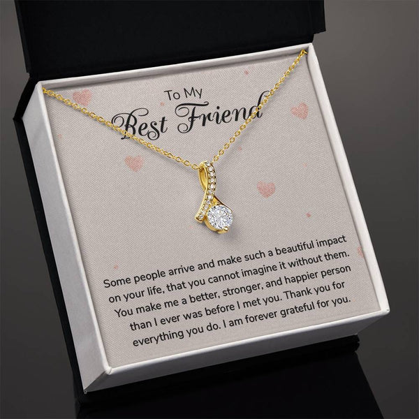 Unbreakable Bond Necklace – A Symbol of Eternal Friendship with Sentimental Message Card Jewelry/AlluringBeauty ShineOn Fulfillment 