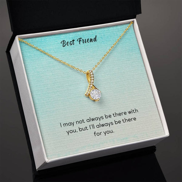 Unbreakable Bond Necklace: Eternal Friendship in 14k White or 18k Yellow Gold Jewelry/AlluringBeauty ShineOn Fulfillment 