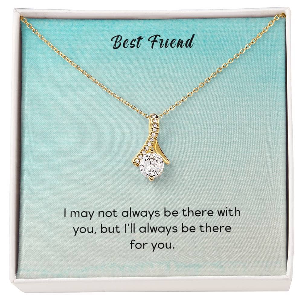 Unbreakable Bond Necklace: Eternal Friendship in 14k White or 18k Yellow Gold Jewelry/AlluringBeauty ShineOn Fulfillment 