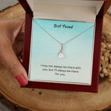 Unbreakable Bond Necklace: Eternal Friendship in 14k White or 18k Yellow Gold Jewelry/AlluringBeauty ShineOn Fulfillment White Gold Finish Luxury Box 