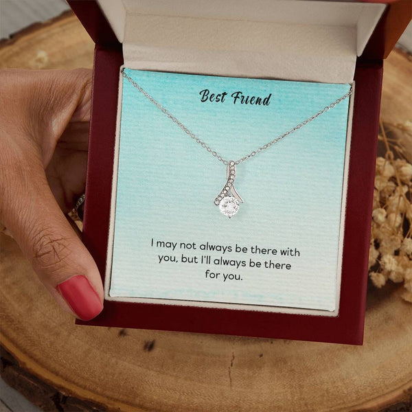 Unbreakable Bond Necklace: Eternal Friendship in 14k White or 18k Yellow Gold Jewelry/AlluringBeauty ShineOn Fulfillment White Gold Finish Luxury Box 