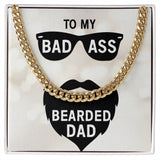 Unbreakable Bond: The Cuban Link Chain - A Tribute to the Badass Bearded Dad Jewelry/Cubanlink ShineOn Fulfillment 