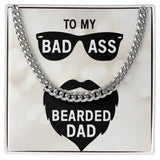 Unbreakable Bond: The Cuban Link Chain - A Tribute to the Badass Bearded Dad Jewelry/Cubanlink ShineOn Fulfillment 