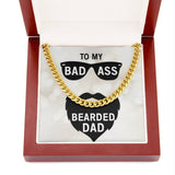 Unbreakable Bond: The Cuban Link Chain - A Tribute to the Badass Bearded Dad Jewelry/Cubanlink ShineOn Fulfillment 