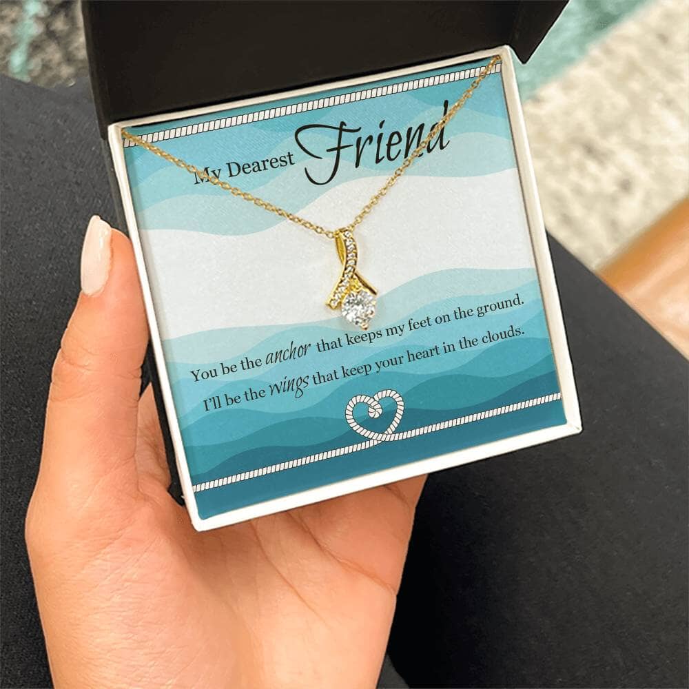 Unbreakable Bond: The Eternal Friendship Necklace - Where Elegance Meets Emotion Jewelry/AlluringBeauty ShineOn Fulfillment 18K Yellow Gold Finish Standard Box 