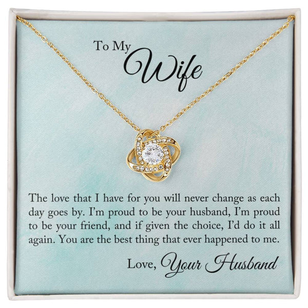 Unbreakable Bond: The Eternal Love Knot Necklace - A Timeless Symbol of Your Devotion Jewelry/LoveKnot ShineOn Fulfillment 