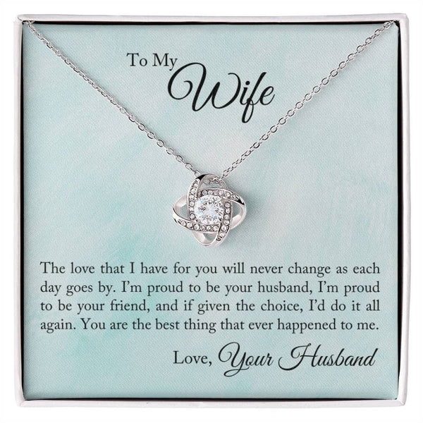 Unbreakable Bond: The Eternal Love Knot Necklace - A Timeless Symbol of Your Devotion Jewelry/LoveKnot ShineOn Fulfillment 