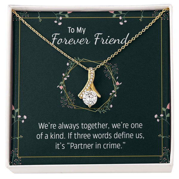 Unbreakable Bond: The Forever Friend Sentimental Necklace – Where Elegance Meets Emotion Jewelry/AlluringBeauty ShineOn Fulfillment 