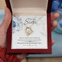 Unbreakable Bond: The Forever Love Necklace - A Heartfelt Tribute to Sisters by Choice Jewelry/ForeverLove ShineOn Fulfillment 18k Yellow Gold Finish Luxury Box 
