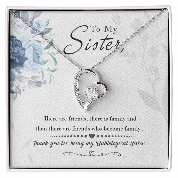 Unbreakable Bond: The Forever Love Necklace - A Heartfelt Tribute to Sisters by Choice Jewelry/ForeverLove ShineOn Fulfillment 