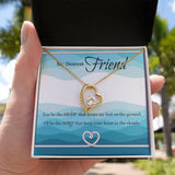 Unbreakable Bond: The Forever Love Necklace – A Symbol of Eternal Friendship Jewelry/ForeverLove ShineOn Fulfillment 18k Yellow Gold Finish Standard Box 