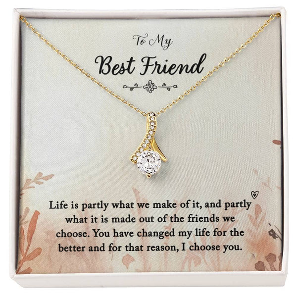 Unbreakable Bond: The Heartfelt Friendship Necklace - A Symbol of Lifelong Connection Jewelry/AlluringBeauty ShineOn Fulfillment 