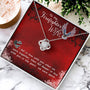 Unbreakable Bond: The Love Knot Necklace - A Tribute to Your Brave Firefighter Wife Jewelry/LoveKnot ShineOn Fulfillment 