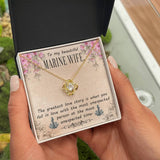 Unbreakable Bonds: The Love Knot Necklace - A Timeless Tribute to Unexpected Love Jewelry/LoveKnot ShineOn Fulfillment 18K Yellow Gold Finish Standard Box 