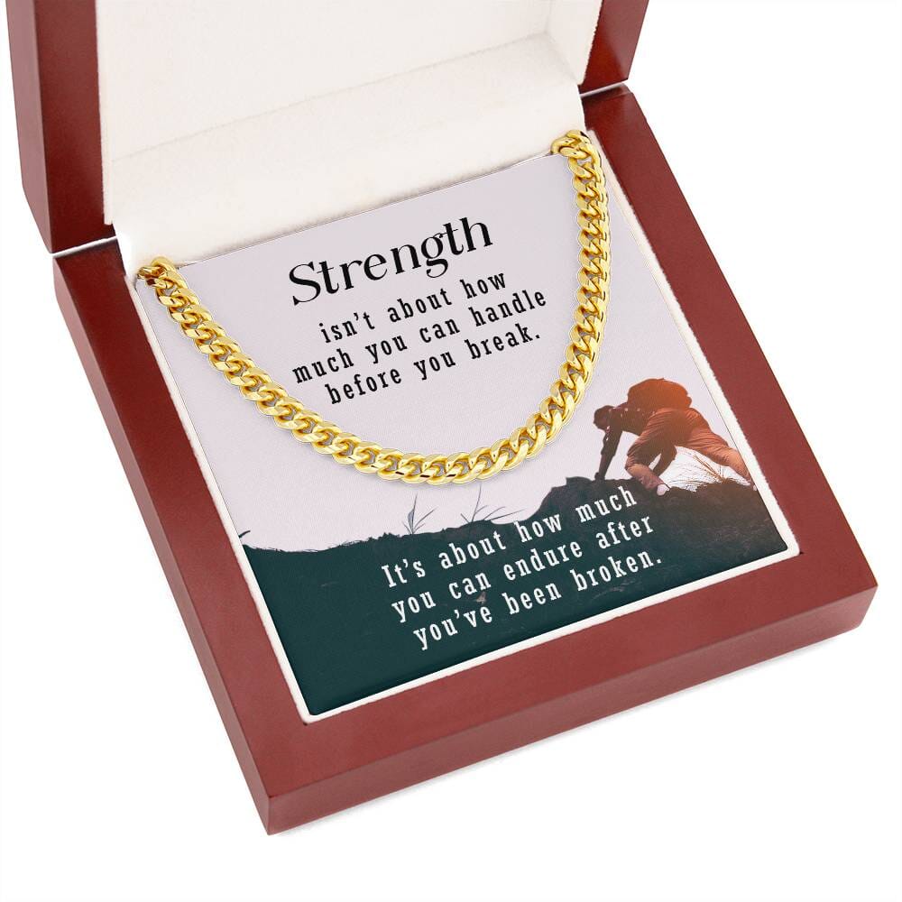 Unbreakable Spirit: The Resilient Elegance Cuban Link Chain Jewelry/Cubanlink ShineOn Fulfillment 