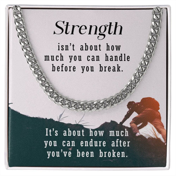 Unbreakable Spirit: The Resilient Elegance Cuban Link Chain Jewelry/Cubanlink ShineOn Fulfillment 