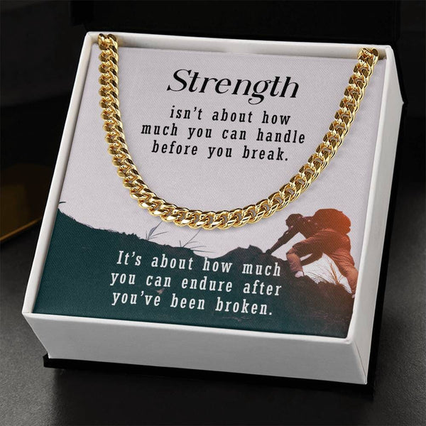 Unbreakable Spirit: The Resilient Elegance Cuban Link Chain Jewelry/Cubanlink ShineOn Fulfillment 