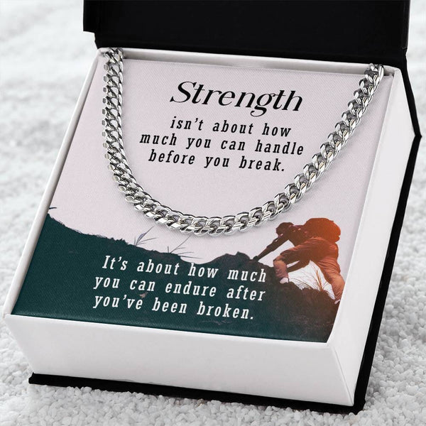 Unbreakable Spirit: The Resilient Elegance Cuban Link Chain Jewelry/Cubanlink ShineOn Fulfillment 