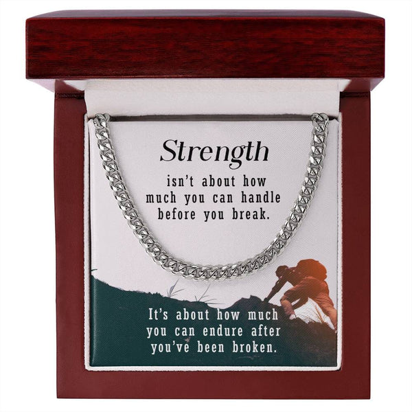 Unbreakable Spirit: The Resilient Elegance Cuban Link Chain Jewelry/Cubanlink ShineOn Fulfillment 