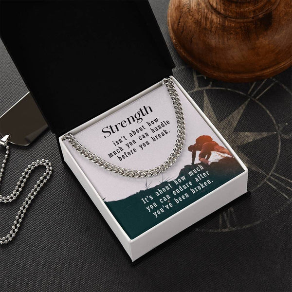 Unbreakable Spirit: The Resilient Elegance Cuban Link Chain Jewelry/Cubanlink ShineOn Fulfillment 