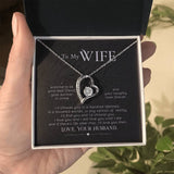 Unending Promise Necklace: A Lifetime of Love Captured in Timeless Elegance Jewelry/ForeverLove ShineOn Fulfillment 14k White Gold Finish Standard Box 