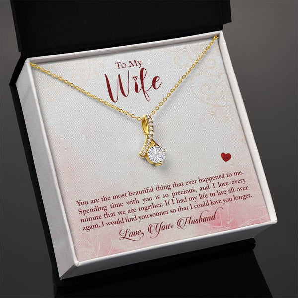 Unforgettable Love: The Alluring Beauty Necklace - A Timeless Symbol of Your Everlasting Bond Jewelry/AlluringBeauty ShineOn Fulfillment 