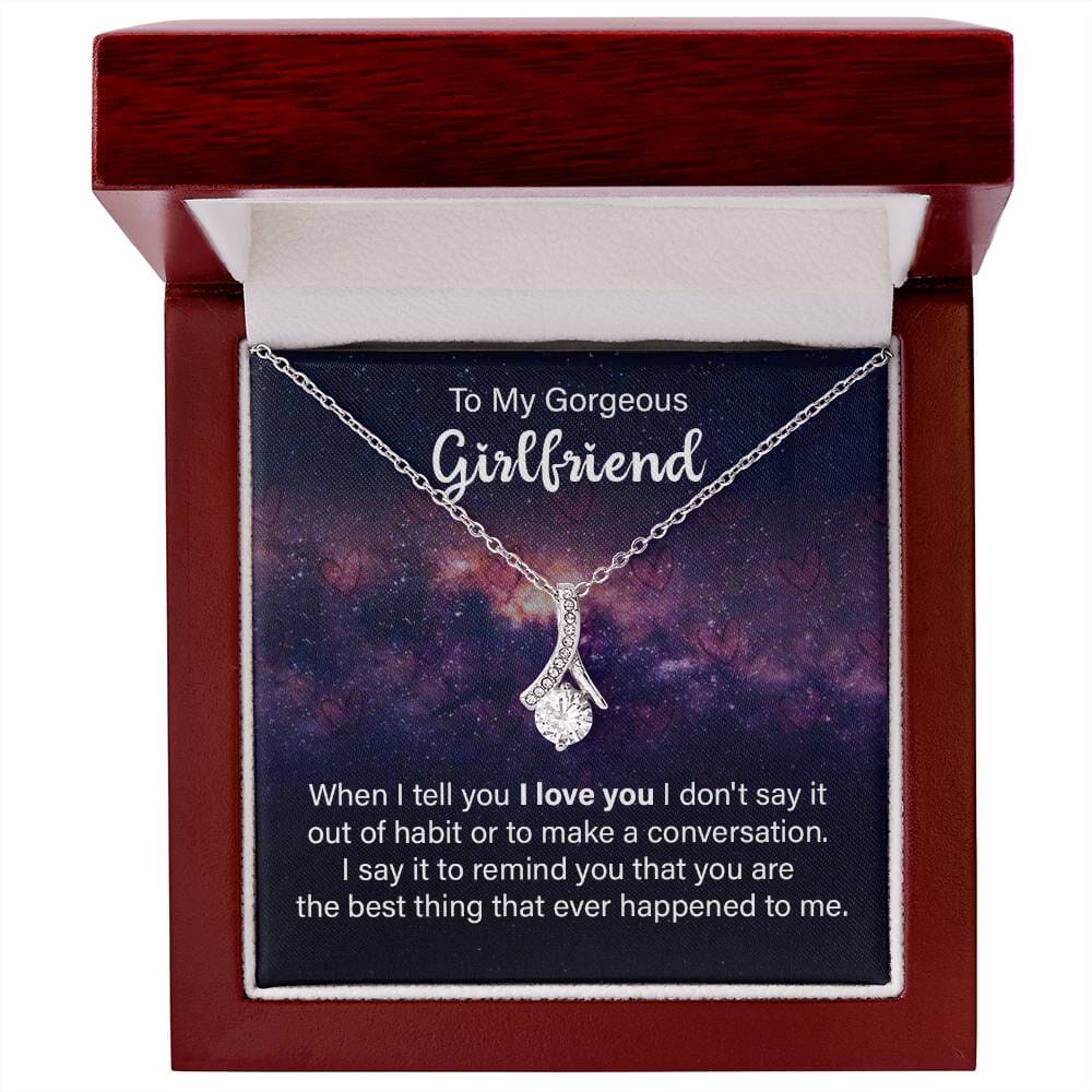 Unforgettable Love: The Alluring Beauty Necklace with Heartfelt Message Card Jewelry/AlluringBeauty ShineOn Fulfillment 