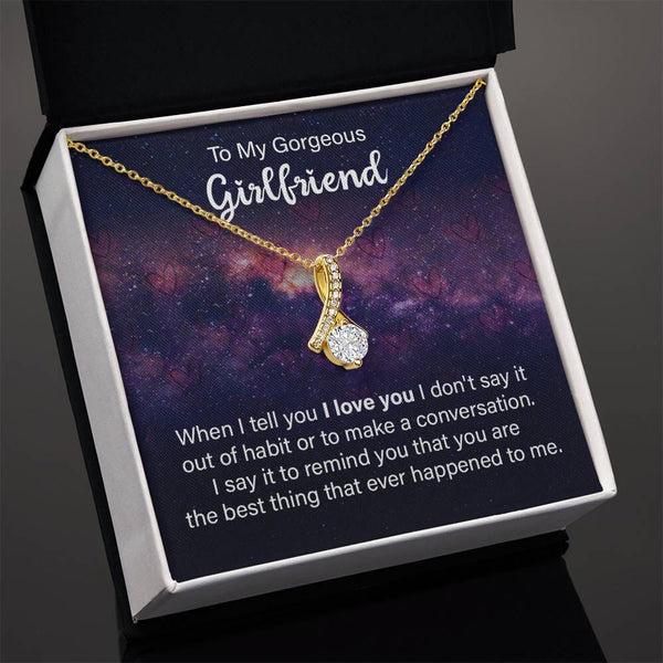 Unforgettable Love: The Alluring Beauty Necklace with Heartfelt Message Card Jewelry/AlluringBeauty ShineOn Fulfillment 