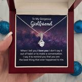 Unforgettable Love: The Alluring Beauty Necklace with Heartfelt Message Card Jewelry/AlluringBeauty ShineOn Fulfillment White Gold Finish Luxury Box 