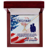 Unwavering Love Pendant: A Tribute to the Strength of a Military Wife Jewelry/AlluringBeauty ShineOn Fulfillment 