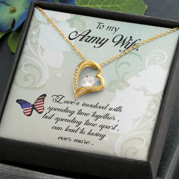 Unyielding Hearts Necklace: A Timeless Emblem of Love Beyond Distance Jewelry/ForeverLove ShineOn Fulfillment 