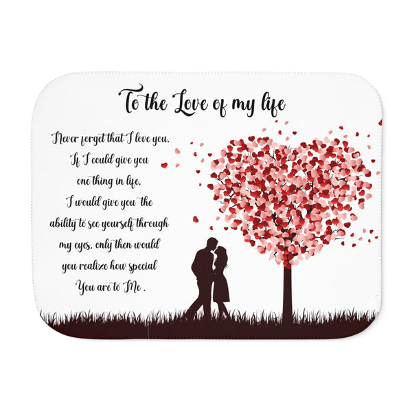 Warm Embrace: Love Blanket for Valentine's Day - Available in Multiple Sizes and Colors Home Decor Printify 60" × 80" Grey 