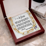 A beautifully designed necklace mom will love! - The Forever Linked Necklace Jewelry ShineOn Fulfillment 14K Yellow Gold Finish 