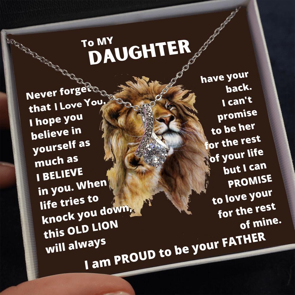 A Gift for Daughter - Alluring Necklace - From Dad Jewelry ShineOn Fulfillment 
