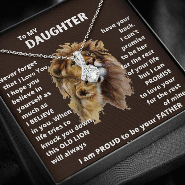 A Gift for Daughter - Alluring Necklace - From Dad Jewelry ShineOn Fulfillment 