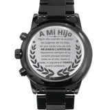 A mi hijo Amado - Los mejores capítulos de mi vida - Reloj cronógrafo Negro Jewelry ShineOn Fulfillment 