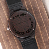 A mi hijo Amado - Los mejores capítulos de mi vida - Reloj de Madera Grabado Watches ShineOn Fulfillment 