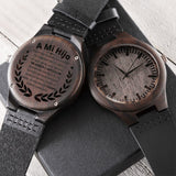 A mi hijo Amado - Los mejores capítulos de mi vida - Reloj de Madera Grabado Watches ShineOn Fulfillment Standard Box 