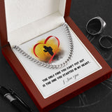 A perfect Gift for my Favorite Firefighter - Cuban Link Chain Necklace Jewelry ShineOn Fulfillment 