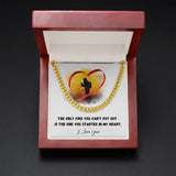 A perfect Gift for my Favorite Firefighter - Cuban Link Chain Necklace Jewelry ShineOn Fulfillment 