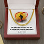 A perfect Gift for my Favorite Firefighter - Cuban Link Chain Necklace Jewelry ShineOn Fulfillment Cuban Link Chain (14K Gold Over Stainless Steel) 