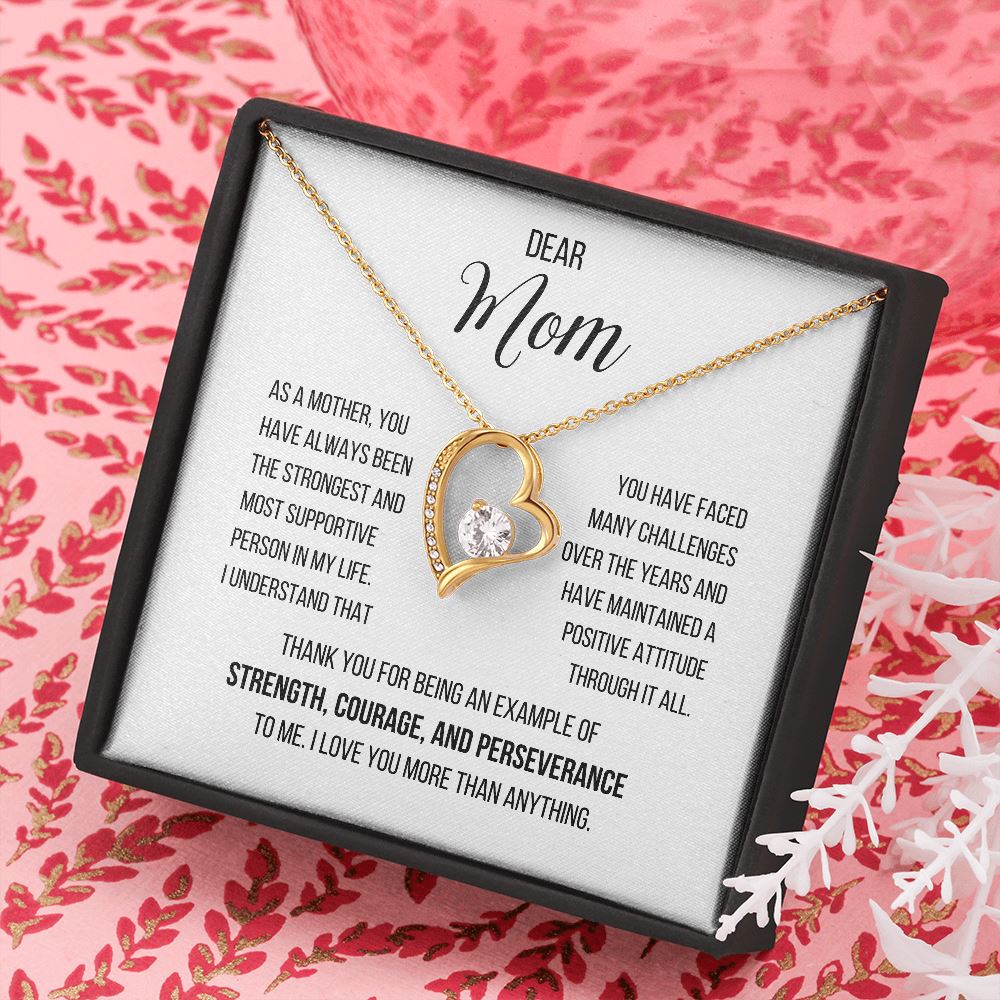 To Mom Super Mom Design Inseparable Necklace - Express Your Love Gifts