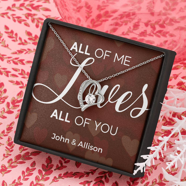 All of Me Loves All of YOU - Forever Love Necklace Jewelry ShineOn Fulfillment 