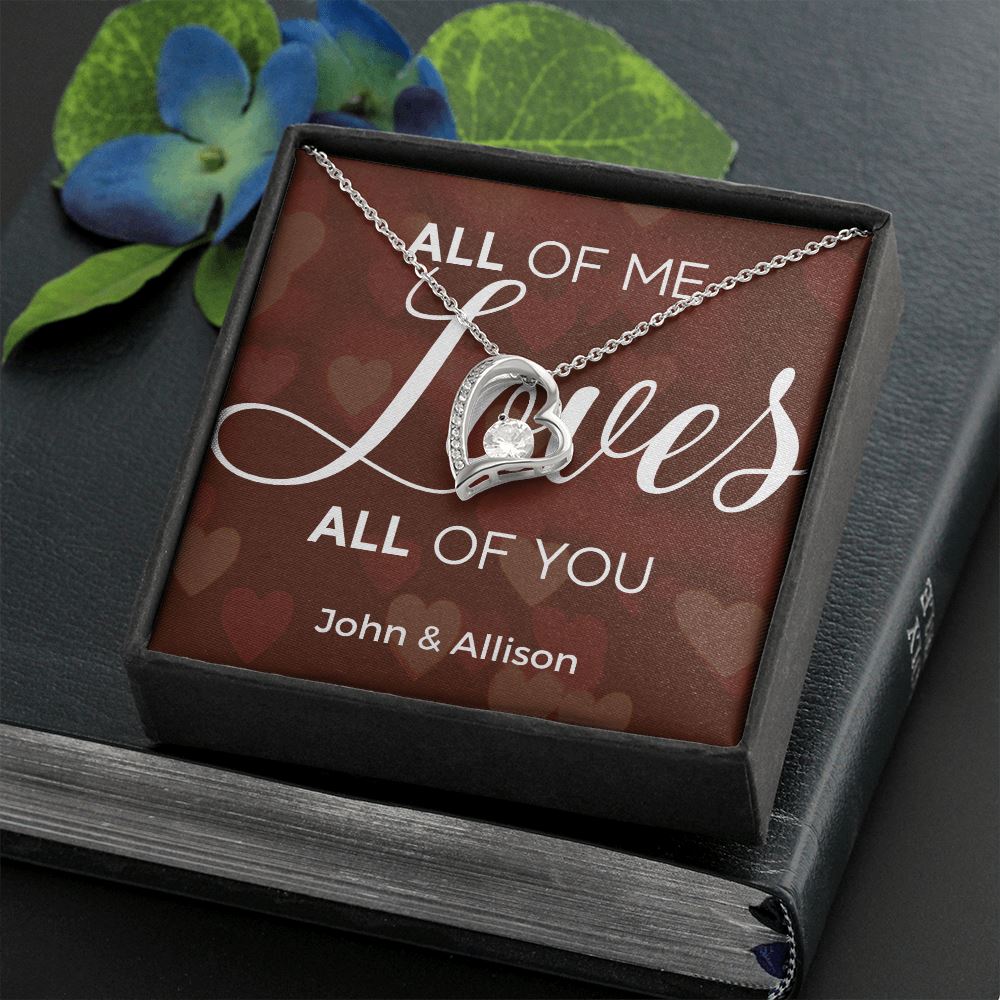 All of Me Loves All of YOU - Forever Love Necklace Jewelry ShineOn Fulfillment 