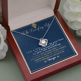 (almost sold out )im prepared to be your last everything love knot necklace Jewelry ShineOn Fulfillment Mahogany Style Luxury Box (w/LED) 