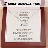 Angel Wing Necklace Mom remembrance Jewelry ShineOn Fulfillment 