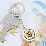 CANCER: Loyal, intuitive, caring, protective, emotional, creative. - Graphic Circle Keychain Jewelry ShineOn Fulfillment 